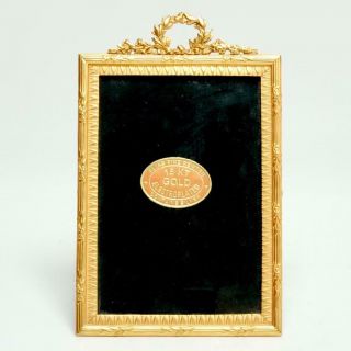 Vintage Elias 1710 Gold Ormolu French Empire Photo/picture Frame,  4x6
