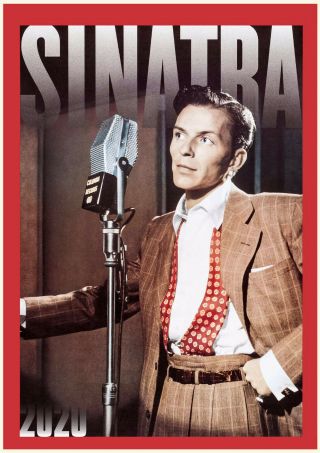 2020 Wall Calendar [12 Pg A4] Frank Sinatra Vintage Music Photo Poster M3 - 1537