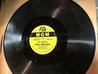 78 Rpm - Christmas Songs - Judy Garland - Merry Christmas