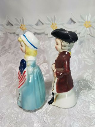 Vintage Enesco Betsy Ross Bill of Rights Salt and Pepper Shakers 2