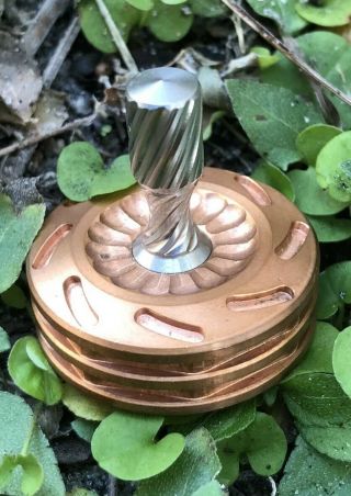 Billetspin Rotor Spin Top - Copper & Stainless Steel Spintop