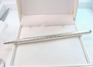 Tiffany & Co Sterling Silver Germany Retractable Small Inkpen