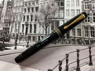 Vintage 1940s Art Deco Danish Benco No.  62 Bf Fountain Pen