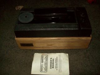 Vintage Nitty Gritty Record Cleaning Machine P/f Serial 13725