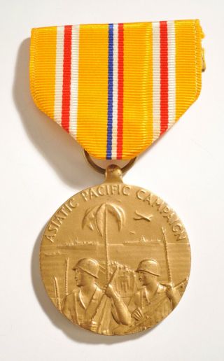 Wwii Us Navy Asiatic Pacific Theatre Campaign Medal Ribbon