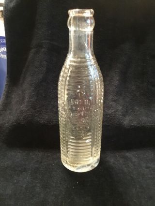 Antique Orange Crush Co.  Embossed Bottle 8 Fl Oz Ladysmith Wisconsin Cracked