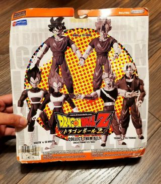 Dragon ball Z GOKU & Saiyan Goku Saiyan Warriors 2 Pack Figure Jakks DBZ 2