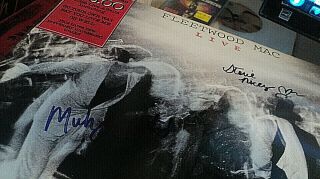 Fleetwood Mac Live Lp Signed Autographed Stevie Nicks Mick Fleetwood Uk Miport