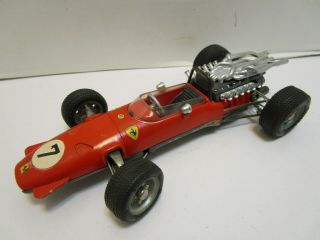 Vintage Schuco 1073 Ferrari Formel Formula 2 320ps Tin Wind Up Race Car