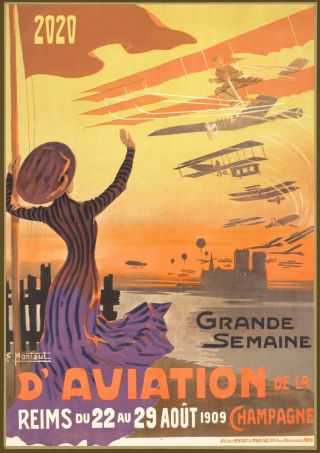 2020 Wall Calendar [12 Pages A4] Airplane Airways Vintage Travel Poster M559