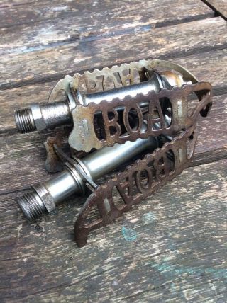 Vintage Pre War 1930s Boa Constrictor Racing Bicycle Quill Pedals Uk Thread Bsa