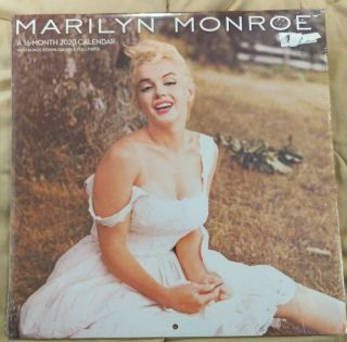 Marilyn Monroe 2020 16 Month 24 " Wall Calendar Includes Downloadable Wallpaper