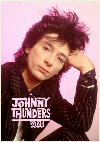 2020 Wall Calendar [12 Pages A4] Johnny Thunders Music Poster Photo M1502