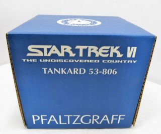 1993 Star Trek Vi: The Undiscovered Country Tankard 53 - 806 Pfaltzgraff (- Ob)
