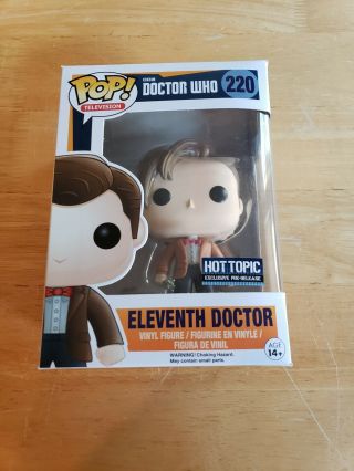 Funko Pop Television Vinyl Figure Bbc Dr Who Eleventh Doctor 11th 220 Vaulted