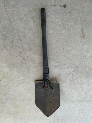 Vintage Ames 1940s Us Army Entrenching Tool Folding Shovel