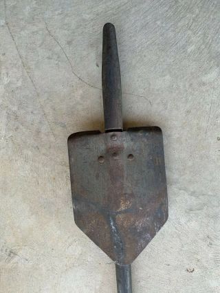 Vintage Ames 1940s US ARMY Entrenching Tool Folding Shovel 3
