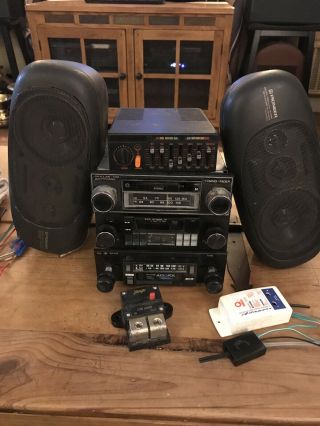 Vintage Car Stereos & Equalizer Tsx100 Pioneer Speakers Alpine Clarion Cassette