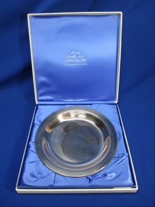 1972 Franklin Sterling Silver Mothers Day Plate Box