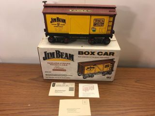 Jim Beam Box Car Decanter Train Series Cx142
