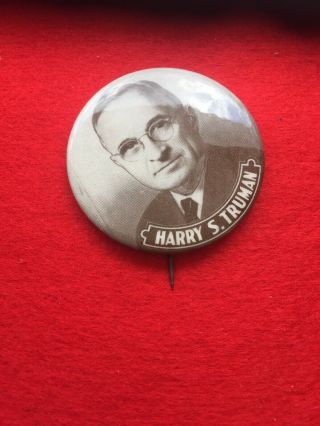 Harry S Truman 1948 Presidential Campaign Buttons