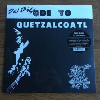 Dave Bixby Ode To Quetzalcoatl Signed Autographed Vinyl Lp Record Folk