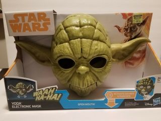 Star Wars Yoda Electronic Mask Activate Yoda Sounds And Phrases