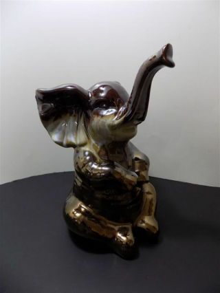 Ceramic Lucky Elephant Figurine Sculpture Home Decor Gift