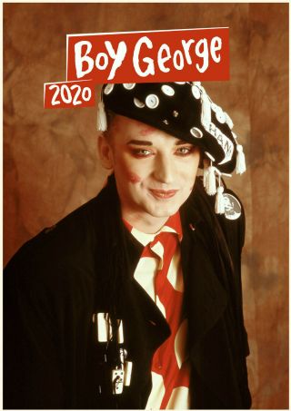 2020 Wall Calendar [12 Page A4] Boy George Vintage Music Poster Photo M1259