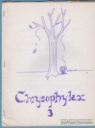 Chrysophylax 3 Sf Fanzine Randy Scott Theodore Sturgeon Tracie Brown Msu 1967