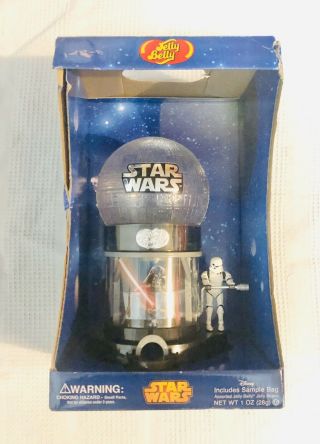 Star Wars Jellybelly Bean Dispenser Machine With Stormtrooper Lever Disney Candy