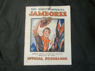 Boy Scouts Imperial Jamboree 1924 Official Programme Kb2
