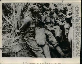 1945 Press Photo American Soldiers Captured On Bataan And Corregidor