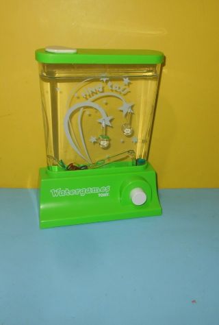 Vintage Tomy Watergames Ring Toss Water Game Lime Green Water Games