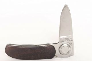 Vintage Gerber Paul Model 2pw Locking Blade Folding Pocket Knife