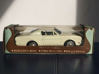 Vintage Haji Mustang Tin Friction Toy Car Japan
