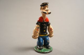 Hubley Painted Cast Iron Popeye Character Figure