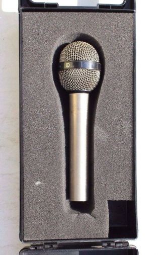 Vintage Akg D707e Microphone With Case