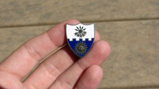 1930s - WW2 22nd Infantry Regiment DI NS Meyer - Sterling Distinctive Insignia Pin 2