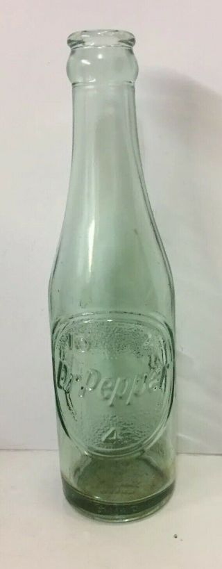 Vintage Dr Pepper Soda Pop Bottles By Duraglas Ohio 6.  5 Oz