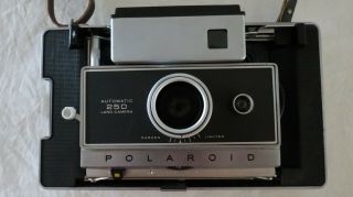 250 Polaroid Land Automatic Film Slr Vintage Camera,  Accessories Carry Bag
