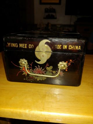 Vintage Ying Mee Co Tea Caddie Box