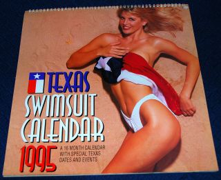Texas 15x15 Swimsuit Calendar 1995