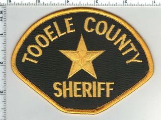 Tooele County Sheriff (utah) Shoulder Patch From The 1980 