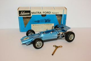 Vintage Schuco 1074 Matra Ford Formel 1 Wind - Up Racer Near