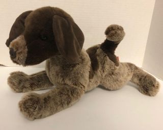 Douglas German Shorthair Pointer Puppy Dog 12 " Plush Brown Speckled Cuddle Toys