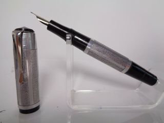 1940´s Unbranded Fountain Pen Flexy M Nib Freshly Serviced
