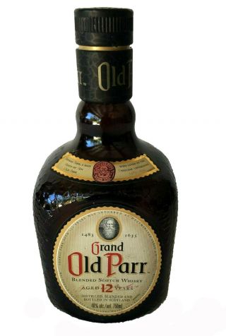 1 Grand Old Parr 12 Years Scotch Whisky Empty Bottles 750ml