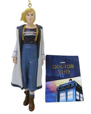 Doctor Who 13th Doctor Christmas Ornament 5 " Tall Kurt Adler Dw1191