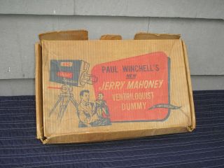 Vintage Paul Winchell Jerry Mahoney Ventriloquist Dummy W/ Box
